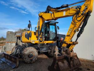 Pelle de manutention Jcb JS 145 W TRIPARTIE