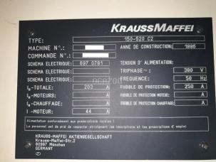 Presse à injecteur Krauss Maffei KM 150-520 c2