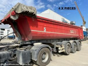 Benne basculante de chantier et de TP Galtrailer XK4/3