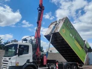 Benne basculante de chantier et de TP Scania P