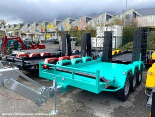 Plateau Moiroud Remorque Triple essieux SAS VERT