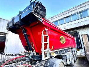 Benne basculante de chantier et de TP MEILLER Semi benne 3 essieux KISA 3