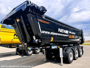 Benne basculante de chantier et de TP Galucho SGB3 Ultra Light Semi-remorque benne TP 3 essieux