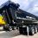 Benne basculante de chantier et de TP Galucho SGB3 Ultra Light Semi-remorque benne TP 3 essieux
