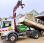 Benne basculante de chantier et de TP Mercedes ATEGO 1218 Camion benne grue grappin hayon