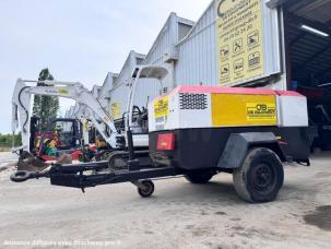 Compresseur Ingersoll rand P180WD Compresseur de chantier sur remorque