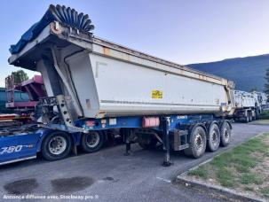 Benne basculante de chantier et de TP Schmitz Cargobull SGF-S3 Semi-remorque benne TP acier