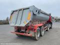 Benne basculante de chantier et de TP Fruehauf Hardox 2 Essieux