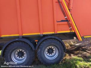 Benne agricole Krone Font poussant hydrolique 35m3 2essieux