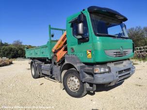 Benne basculante de chantier et de TP Renault Kerax