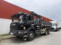 Benne basculante de chantier et de TP Scania P410 XT 6x4