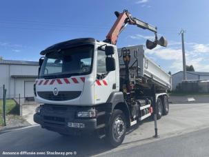 Benne basculante de chantier et de TP Renault Kerax