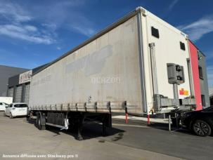 Carrosserie à parois latérales souples coulissantes (PLSC) Fruehauf Semi remorque City 1 ess