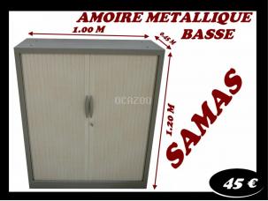 armoire métallique basse pas cher samas occasion