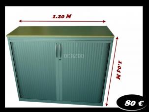 armoire steelcase gris alu 1.04x1.20