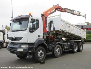 Benne basculante de chantier et de TP Renault Kerax