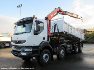 Benne basculante de chantier et de TP Renault Kerax