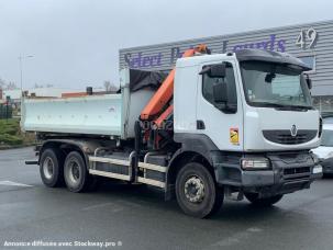 Benne basculante de chantier et de TP Renault Kerax