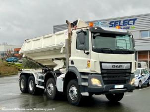 Benne basculante de chantier et de TP DAF CF 480 BI BENNE
