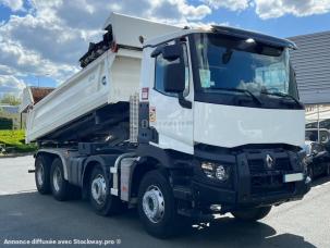 Benne basculante de chantier et de TP Renault C-480 8X4