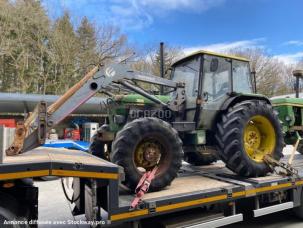 Tracteur agricole John Deere 2650 4X4 avec chargeur
