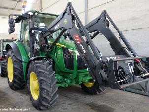 Tracteur agricole John Deere 5100 R + MX 406