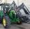 Tracteur agricole John Deere 5100 R + MX 406