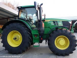 Tracteur agricole John Deere 6E195 IVT Frontlift Fan reverse