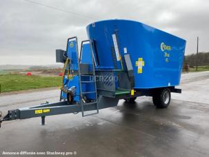 Mélangeuse Zamet Mixer Wagon Fider Fider 2 Vis 20m³