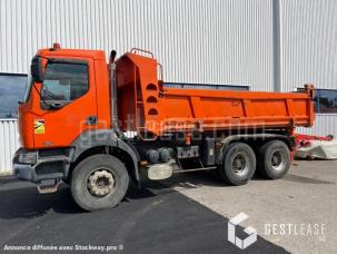 Benne basculante de chantier et de TP Renault Kerax