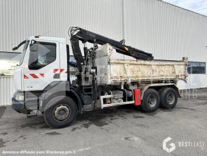 Benne basculante de chantier et de TP Renault Kerax