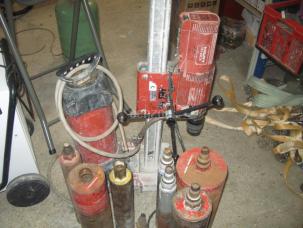 carotteuse hilti dd160 dd 160 + crémaillère