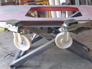 Pont élévateur mobile pour carrossier, pont ciseaux mobile lift 3 tonnes hydropneumatique