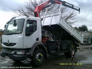 Benne basculante de chantier et de TP Renault Midlum