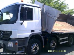 Benne basculante de chantier et de TP Mercedes Actros