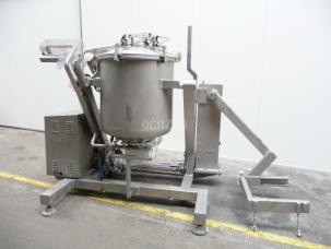 Mélangeur cuiseur 450 L STEPHAN type VM 450, injection de vapeur directe, chargeur de bac europe