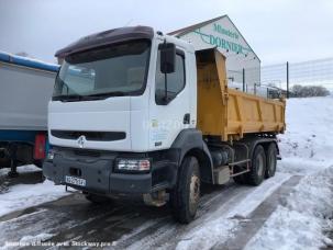 Benne basculante de chantier et de TP Renault Kerax