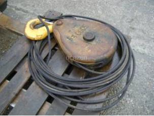 FILIN, CABLE ACIER DIAM 16 + CROCHET DE 5 TONNES
