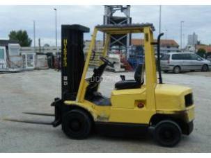 CHARIOT ELEVATEUR TRIPLEX DIESEL HYSTER 2.5 TONNES
