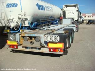 Porte-conteneurs ou caisses mobiles ou amovibles Asca PORTE CONTAINER SURBAISSE SUSPENSIONS AIR FREINS TAMBOURS