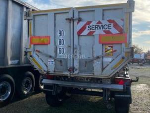 Benne basculante de chantier et de TP Benalu SEMI REMORQUE BENNE BENALU ACIER 38T 2016