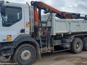 Benne basculante de chantier et de TP Renault Kerax