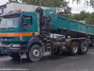 Benne basculante de chantier et de TP Renault Kerax