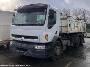 Benne basculante de chantier et de TP Renault Premium