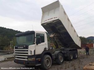 Benne basculante de chantier et de TP Scania 114