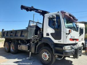 Benne basculante de chantier et de TP Renault Kerax