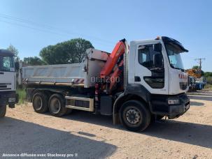 Benne basculante de chantier et de TP Renault Kerax