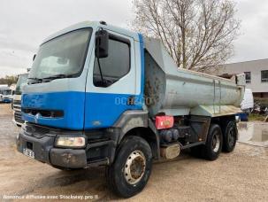 Benne basculante de chantier et de TP Renault Kerax