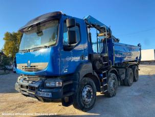 Benne basculante de chantier et de TP Renault Kerax