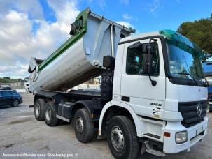 Benne basculante de chantier et de TP Mercedes ACTROS 4150